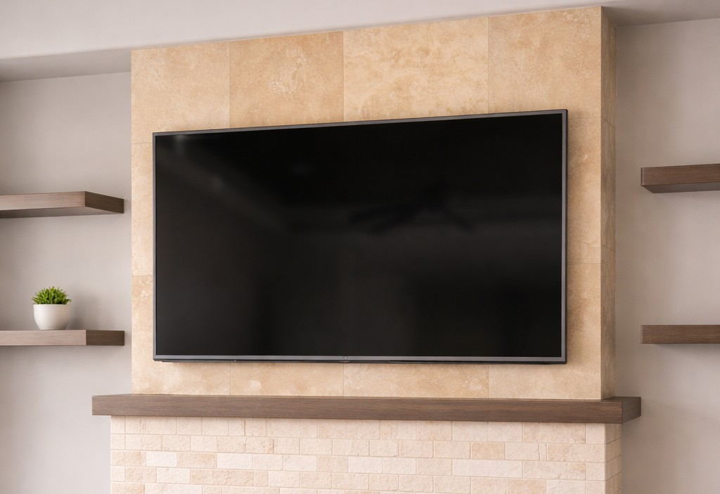 Completed TV installation
